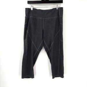 C9 by CHAMPION Capri Legging Athletic Pant XL Grey Stretch Crop Legging Pant